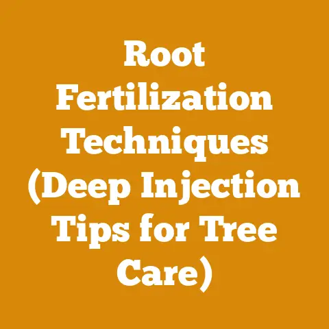 Root Fertilization Techniques (Deep Injection Tips for Tree Care)
