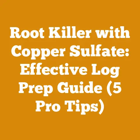 Root Killer with Copper Sulfate: Effective Log Prep Guide (5 Pro Tips)
