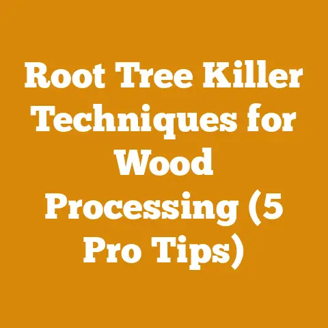 Root Tree Killer Techniques for Wood Processing (5 Pro Tips)