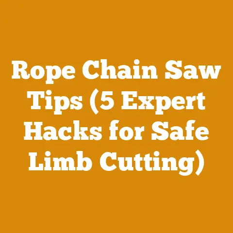 Rope Chain Saw Tips (5 Expert Hacks for Safe Limb Cutting)