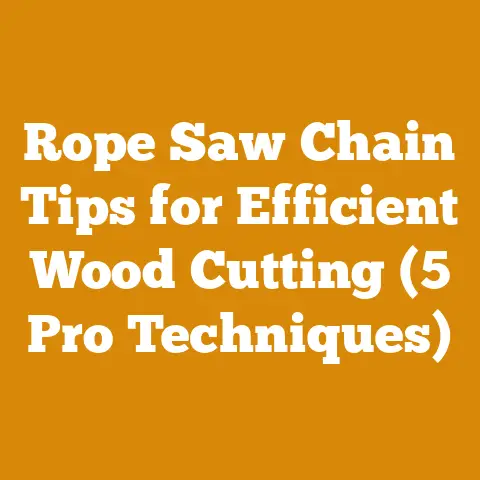 Rope Saw Chain Tips for Efficient Wood Cutting (5 Pro Techniques)