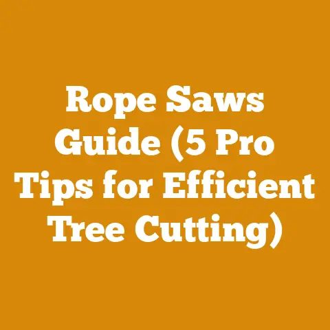 Rope Saws Guide (5 Pro Tips for Efficient Tree Cutting)