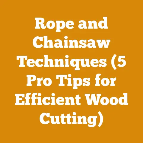 Rope and Chainsaw Techniques (5 Pro Tips for Efficient Wood Cutting)
