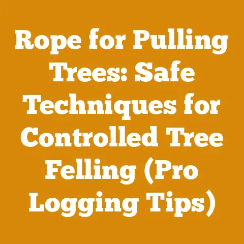 Rope for Pulling Trees: Safe Techniques for Controlled Tree Felling (Pro Logging Tips)
