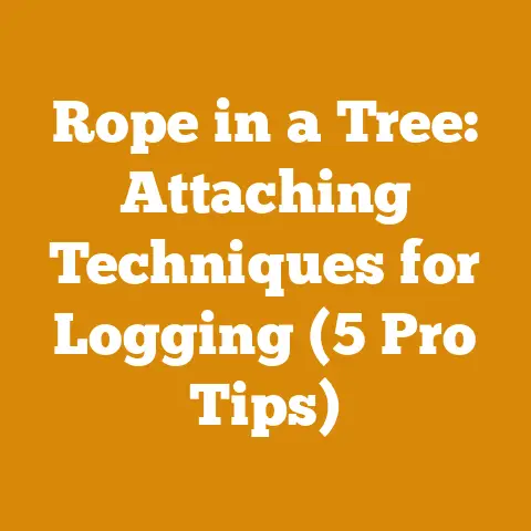 Rope in a Tree: Attaching Techniques for Logging (5 Pro Tips)