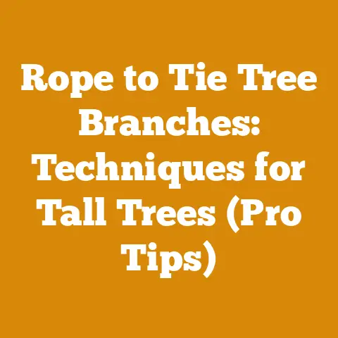 Rope to Tie Tree Branches: Techniques for Tall Trees (Pro Tips)
