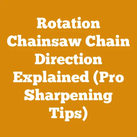 Rotation Chainsaw Chain Direction Explained (Pro Sharpening Tips)