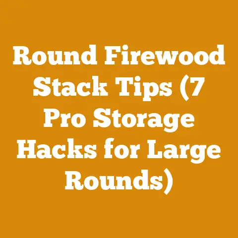 Round Firewood Stack Tips (7 Pro Storage Hacks for Large Rounds)
