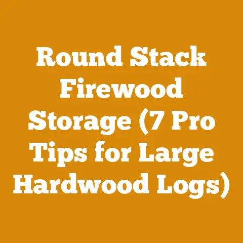 Round Stack Firewood Storage (7 Pro Tips for Large Hardwood Logs)