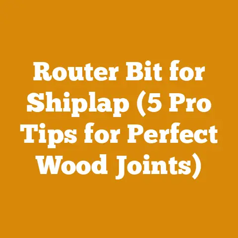 Router Bit for Shiplap (5 Pro Tips for Perfect Wood Joints)