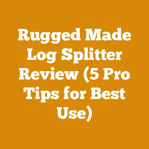 Rugged Made Log Splitter Review (5 Pro Tips for Best Use)