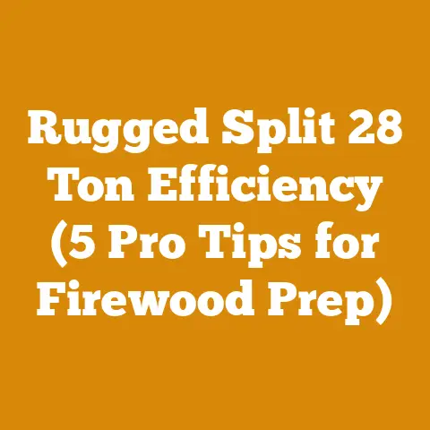 Rugged Split 28 Ton Efficiency (5 Pro Tips for Firewood Prep)