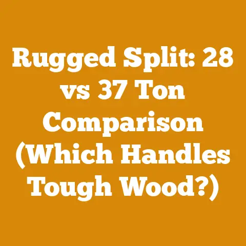 Rugged Split: 28 vs 37 Ton Comparison (Which Handles Tough Wood?)