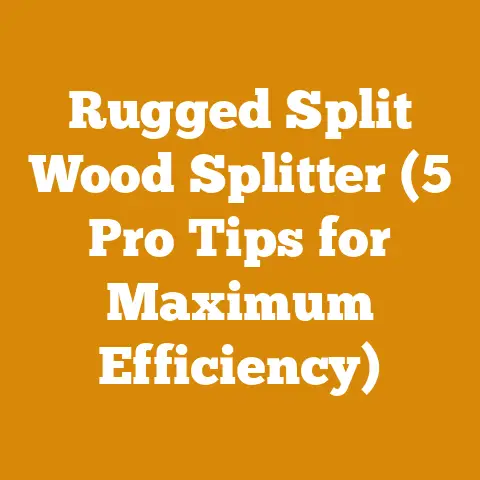Rugged Split Wood Splitter (5 Pro Tips for Maximum Efficiency)
