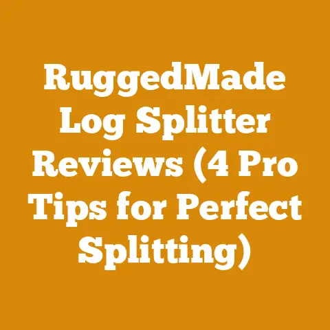 RuggedMade Log Splitter Reviews (4 Pro Tips for Perfect Splitting)