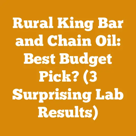 Rural King Bar and Chain Oil: Best Budget Pick? (3 Surprising Lab Results)