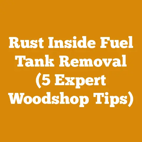Rust Inside Fuel Tank Removal (5 Expert Woodshop Tips)