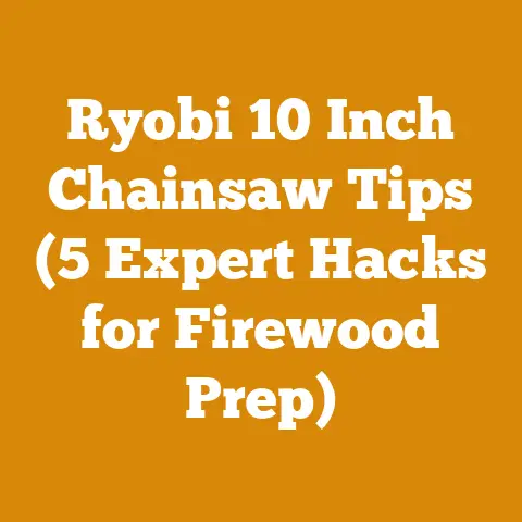 Ryobi 10 Inch Chainsaw Tips (5 Expert Hacks for Firewood Prep)