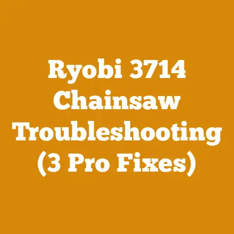 Ryobi 3714 Chainsaw Troubleshooting (3 Pro Fixes)