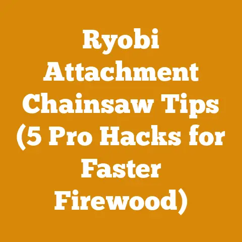 Ryobi Attachment Chainsaw Tips (5 Pro Hacks for Faster Firewood)