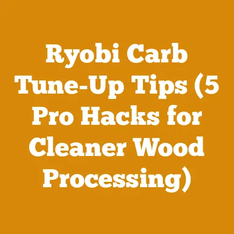 Ryobi Carb Tune-Up Tips (5 Pro Hacks for Cleaner Wood Processing)