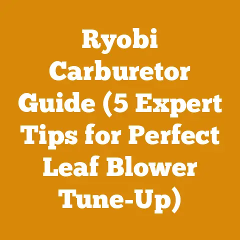 Ryobi Carburetor Guide (5 Expert Tips for Perfect Leaf Blower Tune-Up)