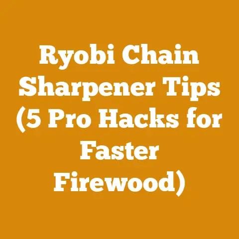 Ryobi Chain Sharpener Tips (5 Pro Hacks for Faster Firewood)