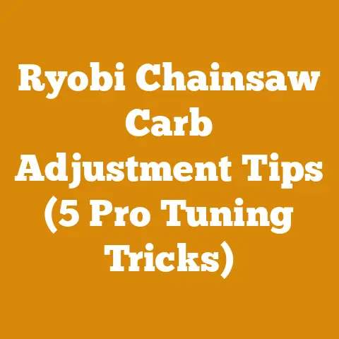 Ryobi Chainsaw Carb Adjustment Tips (5 Pro Tuning Tricks)