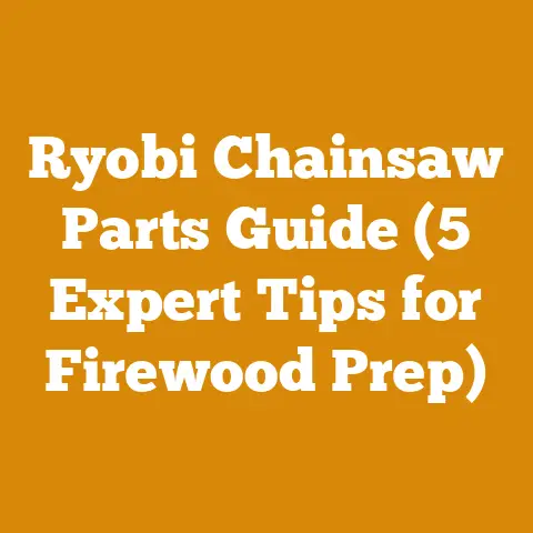 Ryobi Chainsaw Parts Guide (5 Expert Tips for Firewood Prep)