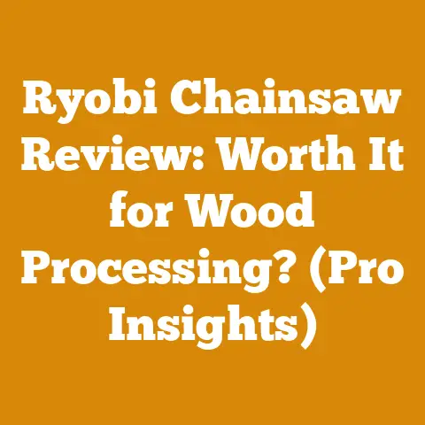 Ryobi Chainsaw Review: Worth It for Wood Processing? (Pro Insights)