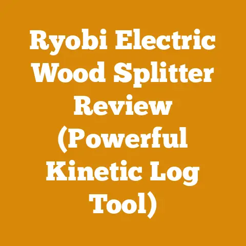 Ryobi Electric Wood Splitter Review (Powerful Kinetic Log Tool)