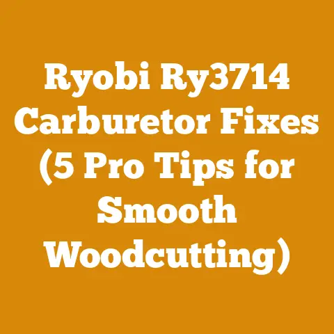 Ryobi Ry3714 Carburetor Fixes (5 Pro Tips for Smooth Woodcutting)