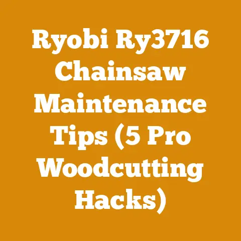 Ryobi Ry3716 Chainsaw Maintenance Tips (5 Pro Woodcutting Hacks)