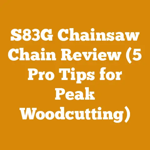 S83G Chainsaw Chain Review (5 Pro Tips for Peak Woodcutting)