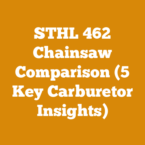 STHL 462 Chainsaw Comparison (5 Key Carburetor Insights)