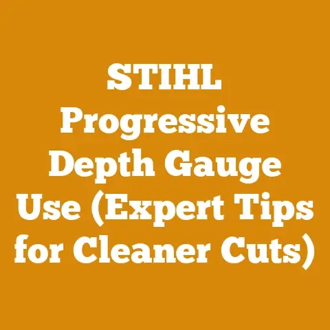 STIHL Progressive Depth Gauge Use (Expert Tips for Cleaner Cuts)