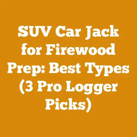 SUV Car Jack for Firewood Prep: Best Types (3 Pro Logger Picks)