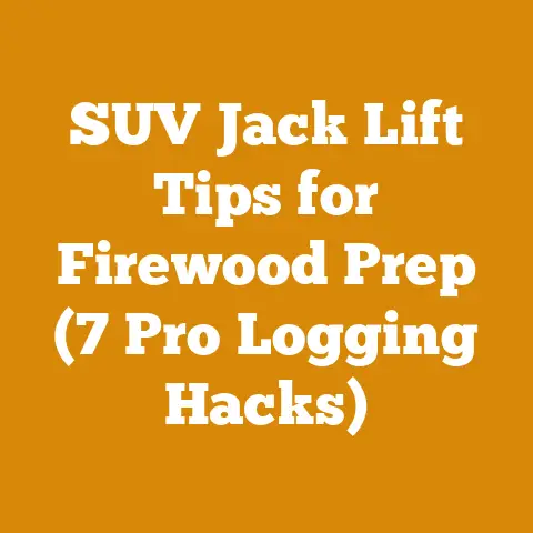 SUV Jack Lift Tips for Firewood Prep (7 Pro Logging Hacks)