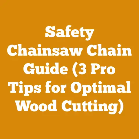 Safety Chainsaw Chain Guide (3 Pro Tips for Optimal Wood Cutting)