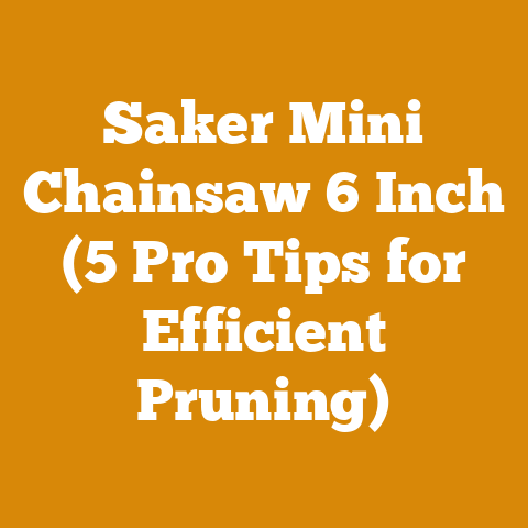 Saker Mini Chainsaw 6 Inch (5 Pro Tips for Efficient Pruning)