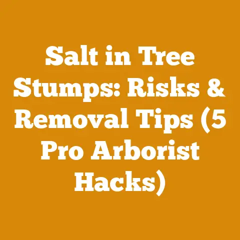 Salt in Tree Stumps: Risks & Removal Tips (5 Pro Arborist Hacks)