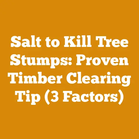 Salt to Kill Tree Stumps: Proven Timber Clearing Tip (3 Factors)