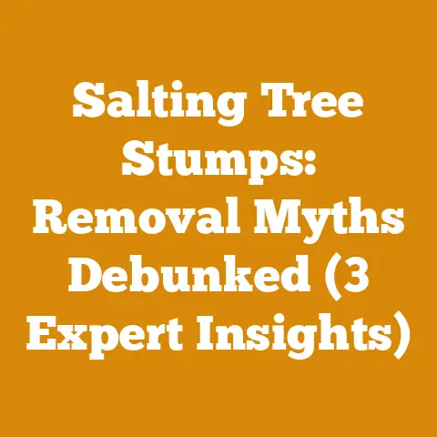 Salting Tree Stumps: Removal Myths Debunked (3 Expert Insights)