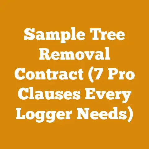 Sample Tree Removal Contract (7 Pro Clauses Every Logger Needs)
