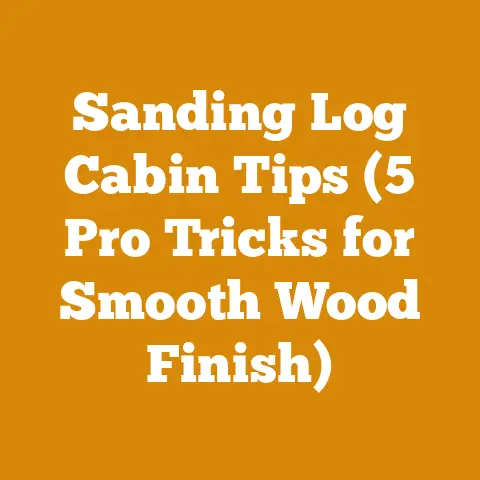 Sanding Log Cabin Tips (5 Pro Tricks for Smooth Wood Finish)