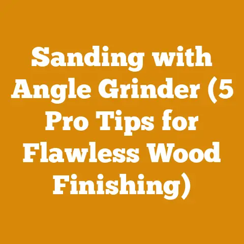 Sanding with Angle Grinder (5 Pro Tips for Flawless Wood Finishing)
