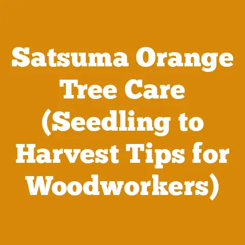Satsuma Orange Tree Care (Seedling to Harvest Tips for Woodworkers)