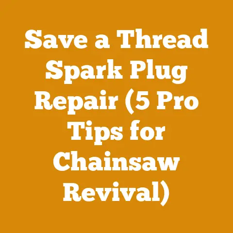 Save a Thread Spark Plug Repair (5 Pro Tips for Chainsaw Revival)