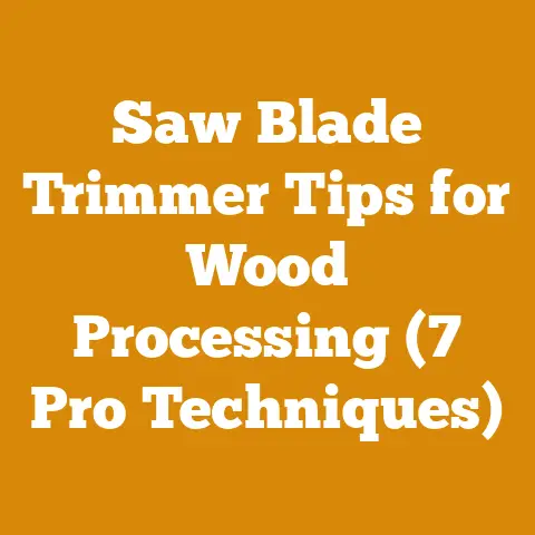 Saw Blade Trimmer Tips for Wood Processing (7 Pro Techniques)