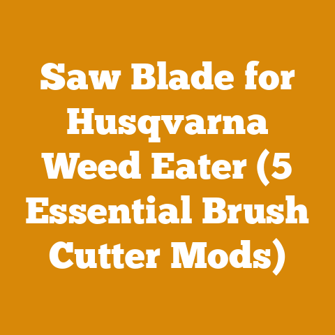 Saw Blade for Husqvarna Weed Eater (5 Essential Brush Cutter Mods)
